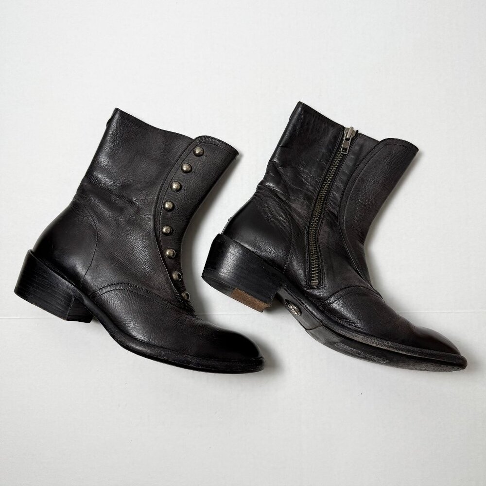 Vintage Ariat Sheffield Victorian Style Button Black Boots Women’s Size 7.5